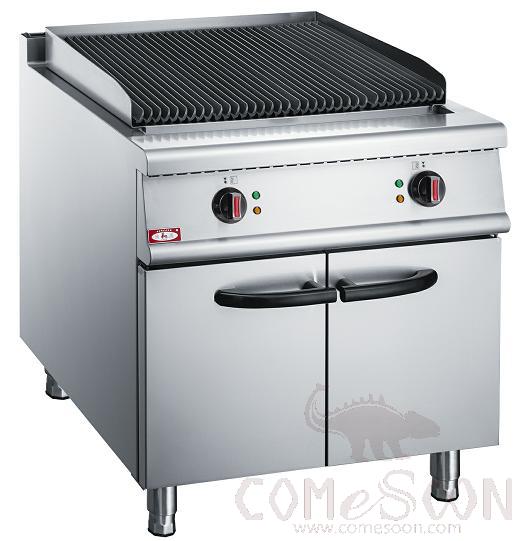 Gas Volcanic Stone Grill with Cabinet, SUS 304, 1200*900*850+ 70mm