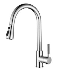 Pull Kitchen Faucet-Brass