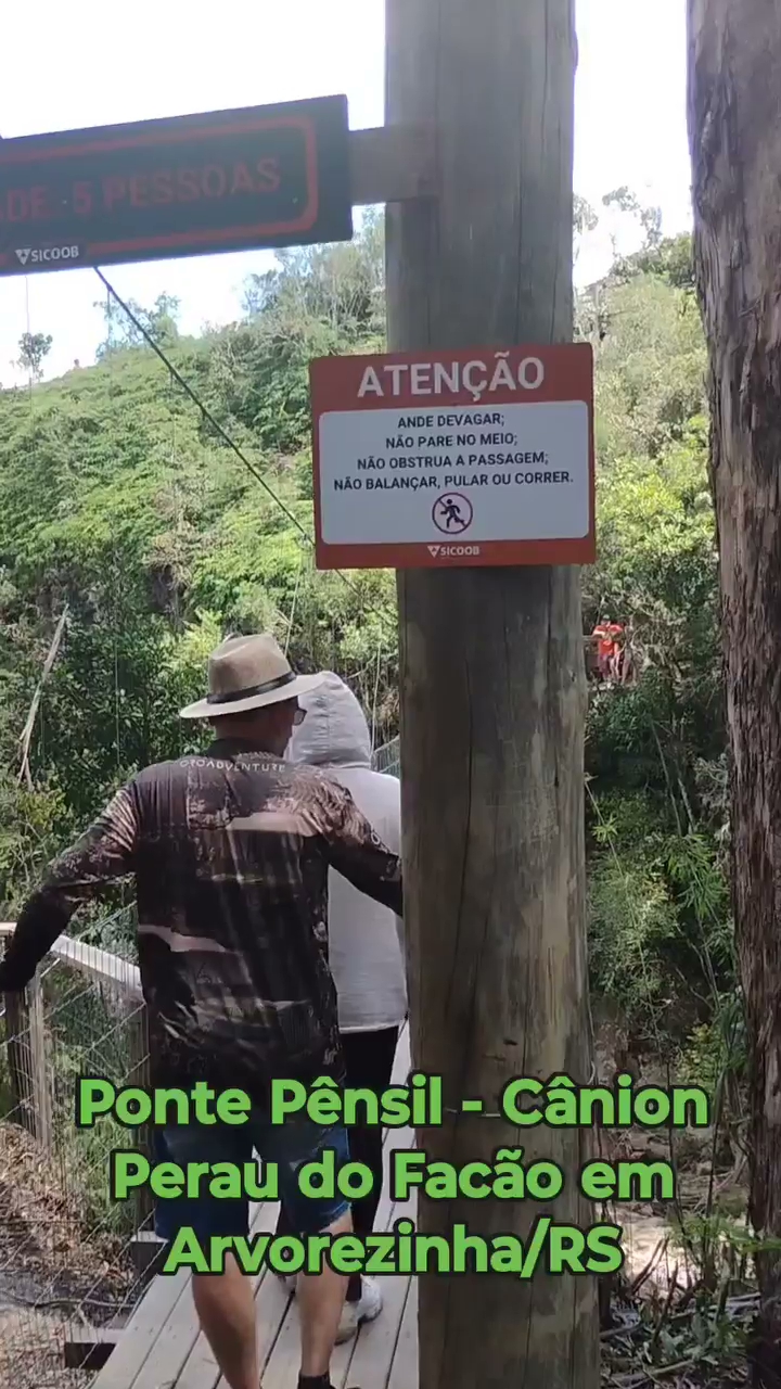 Vídeo: Ponte Pênsil - Perau do Facão