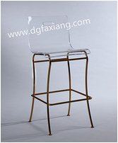 Crystal Acrylic Bar Chair