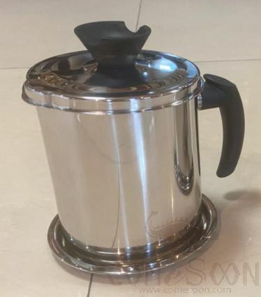 Oil Filter Jug, 304 Ss, 1.8L, Thickness 1.0mm