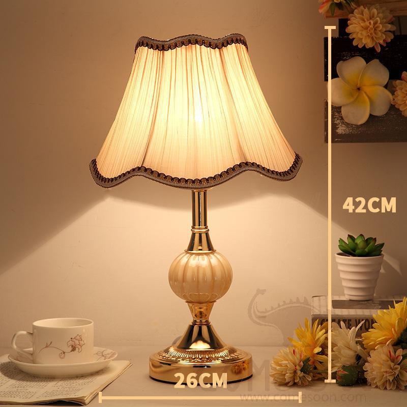 台灯-D26*H42cm-按钮开关