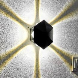 Waterproof Wall Light-6*1w, 3000/4000/6000k, D140*70mm