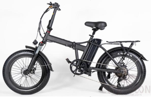 20"electric Aluminium Alloy Bicycle W/ Front&rear Baskets, 48v13ah, 500w