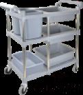 5-Drawer Collection Trolley Cart, Plastic, 1050x460x970mm