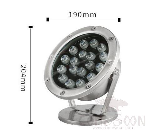 Rgb Underwater Light-18ww190*H204 mm