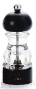 07 Series 6"pepper and Salt Mill Bright Black
