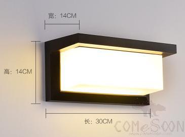 Waterproof Wall Light-30w, 3000/4000/6000k, 300*140*140
