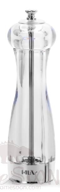 11 Series 8"pepper and Salt Mill Ss Nature Color