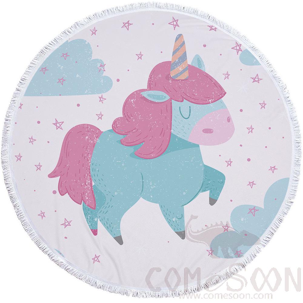 Cartoon Microfiber Beach Towel, Microfiber, 150*150cm