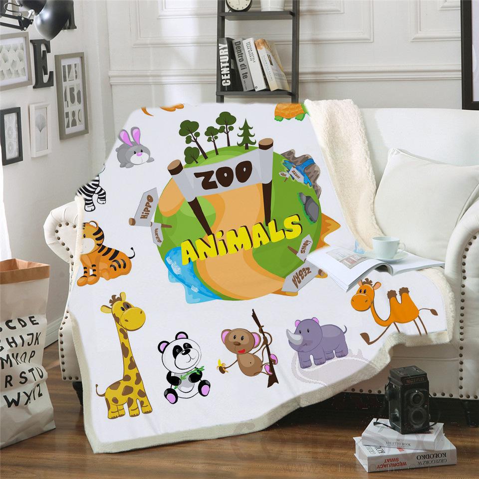 Cartoon Blanket, Crystal Velvet, 150*130cm