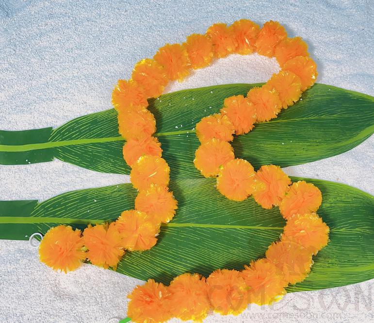 Simulation Flower String, Orange, L150cm