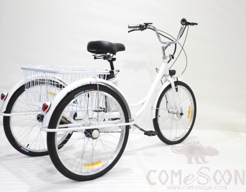 Electric Tricycle, 24", 36v 12a, 350w, White