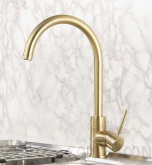Gold Brushed Gold Faucet-Brass