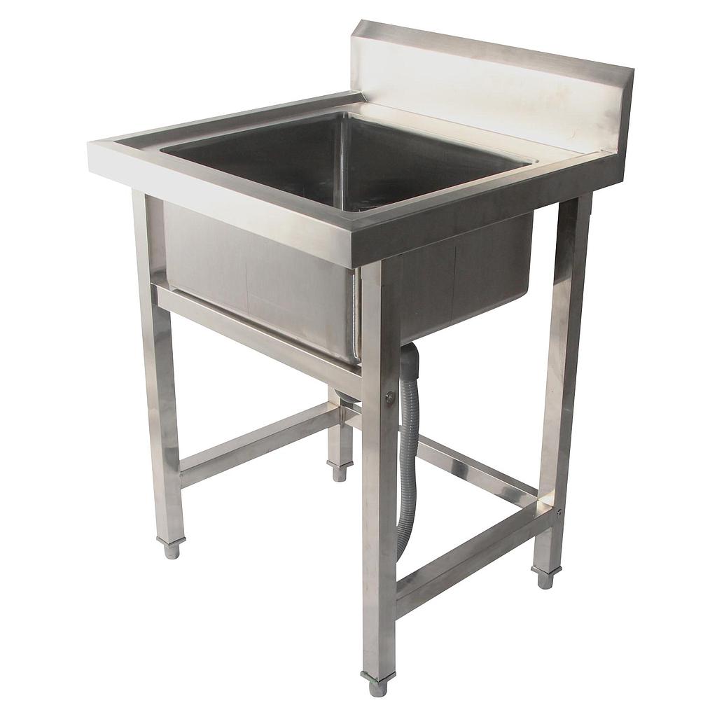 Single Sink Worktable 600*600*800+ 150mm