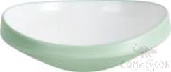 9" Two-Color Plate, Light Blue and White, Mf, Φ255*69mm