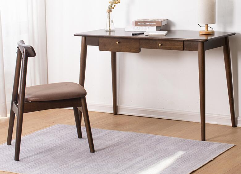 Rubber Wood Office Desk and Chair-1 Set product image