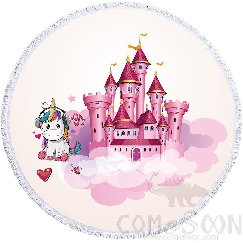 Cartoon Microfiber Beach Towel, Microfiber, 150*150cm