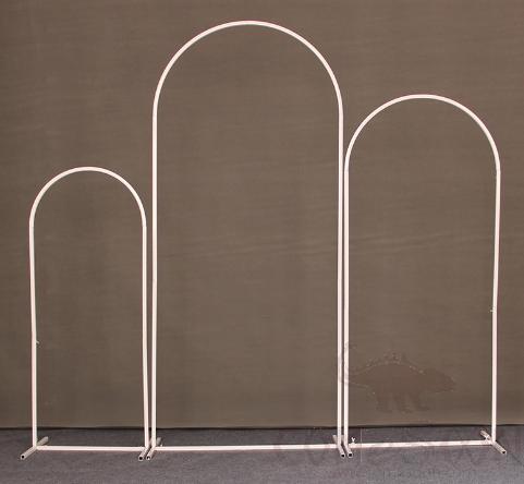 Iron Arch Set of Three, White