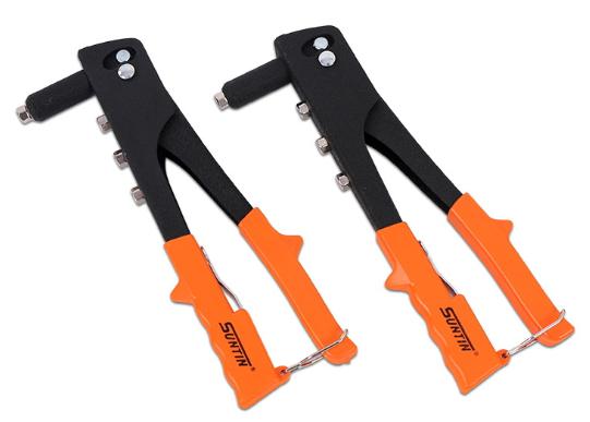 Single-Handle Rivet Gun 9.5", 45# Carbon Steel+ PVC