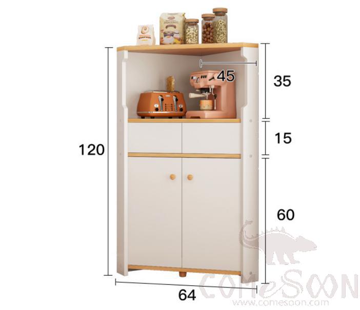 Corner Storage Cabinet-64*32*120cm