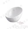 6″ Egg-Shaped Bowl, White, Mf, 152.4*150.6*105mm