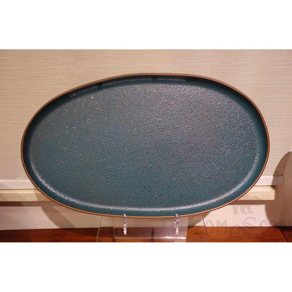 Irregular 4-Color Series Oval Plate, 45.3*25.5*2cm