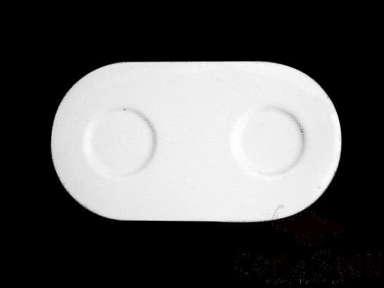 Diamond Series 5" Pepper Can Plate, L12.7*W7*H0.7 cm