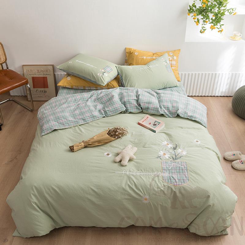 Bed Linens, Cotton, 4 Piece Set(for W150&180 cm Bed)