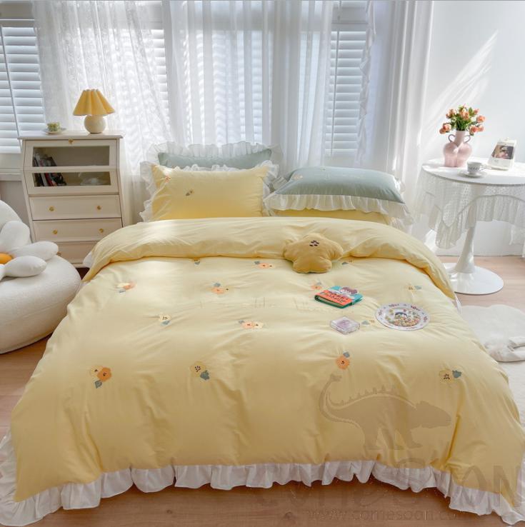 Bed Linens, Cotton, 4 Piece Set(for W150&180 cm Bed)