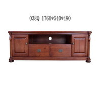 038  Wood Tv Cabinet