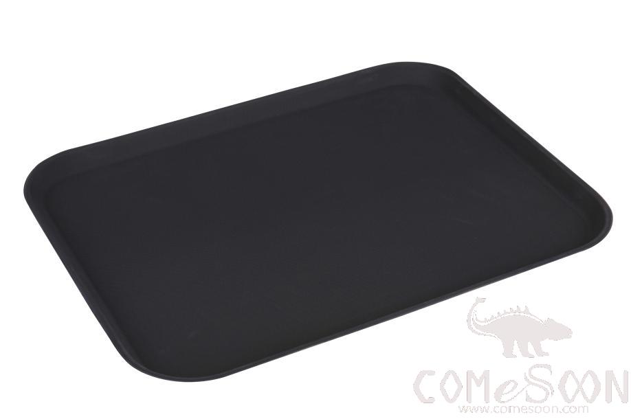 Black Anti-Skid Rectangle Serving Tray L65*W45cm