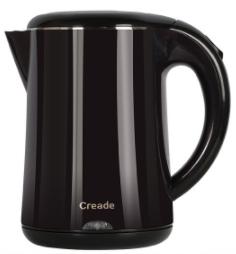 1.2L Electric Kettles with Double Lay, Stainless Steel+ ABS Engineering Plastics