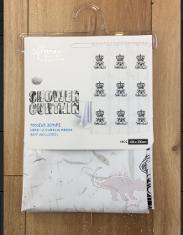 180x200 EVA Printed Shower Curtain-Crown Dog