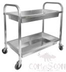 Square Tube Bowl Collecting Cart/Trolley, 304 Ss, 950x500x950mm