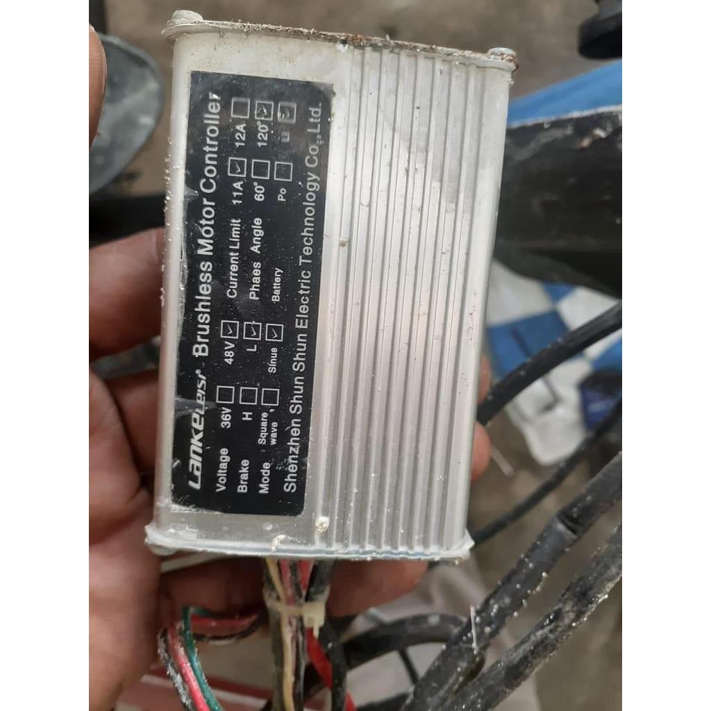 Mountain Bike Brushless Motor Controller, 48v 11a
