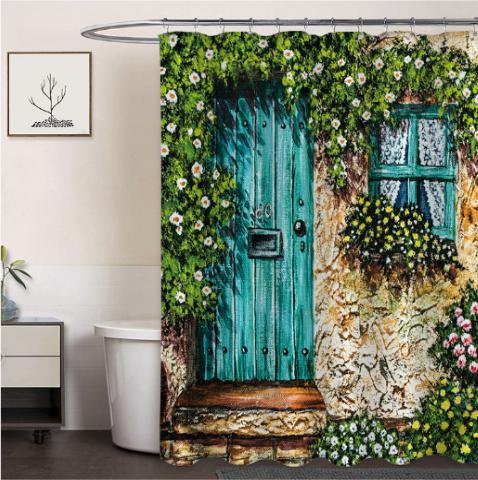 Weaving Printed Curtains
Oil Painting Doors and Windows