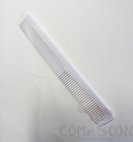 Comb, Plastic, White, 17.5*2.5cm