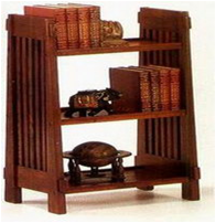 Flat Three-Tier Bookshelf