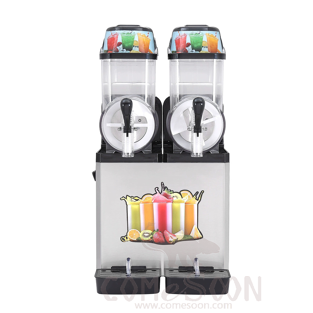 SUS 304 Slush Machine, 2 Containers, 2*12ltr, 900w