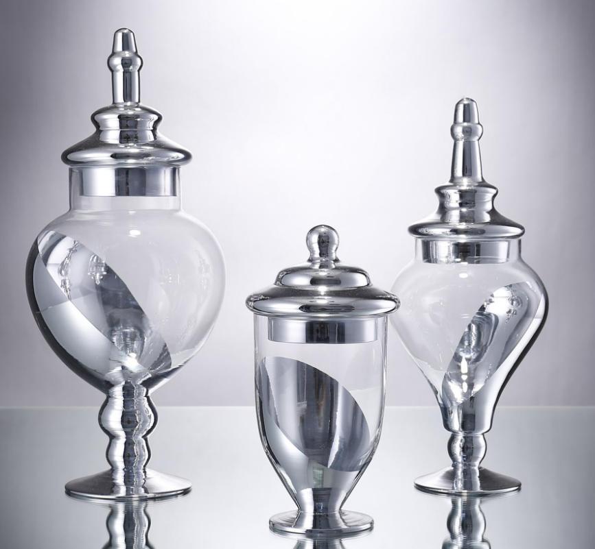Glass Decorations D16.h39cm