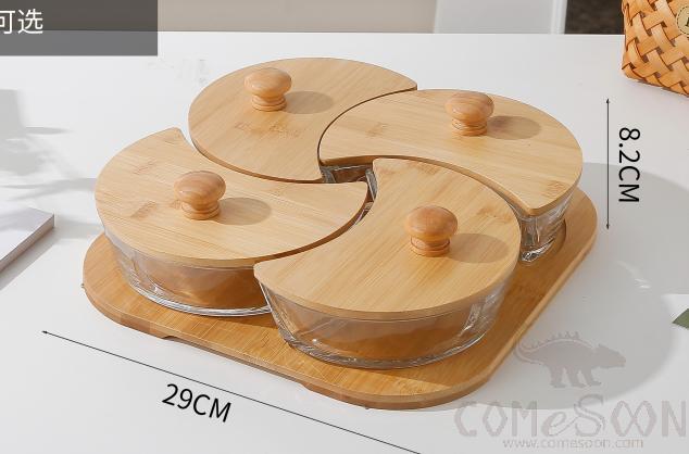 Glass Snack Plate