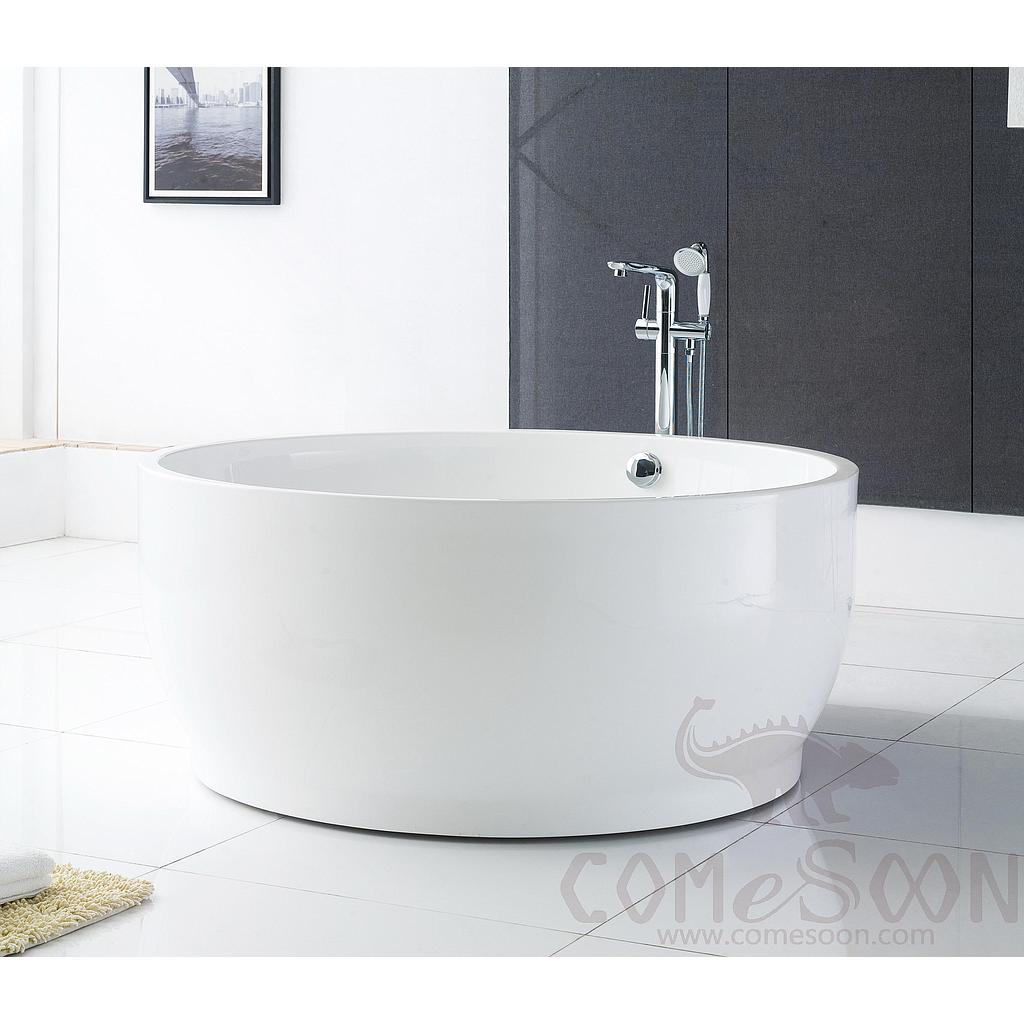 Round Free-Standing Bathtub, 1400*1400*650mm