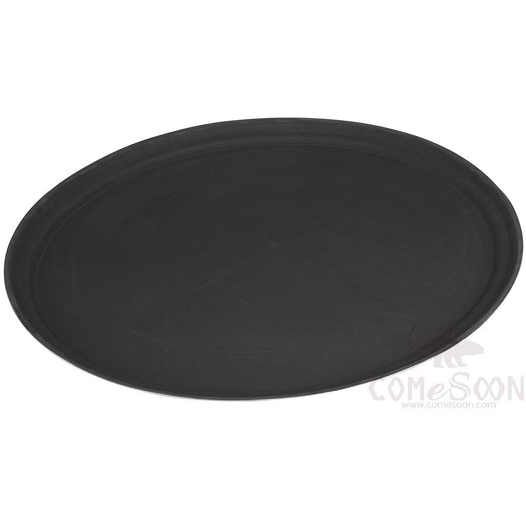 Black Anti-Skid Oval Serving Tray, L80*W60cm