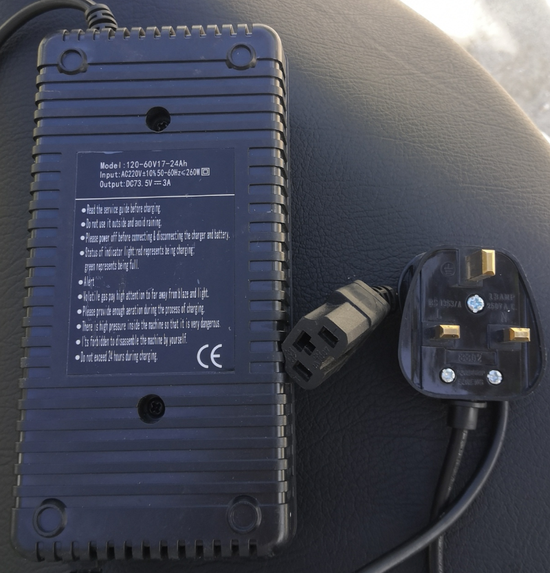Electric Bike-Battery Charger, 120-60v17-24ah