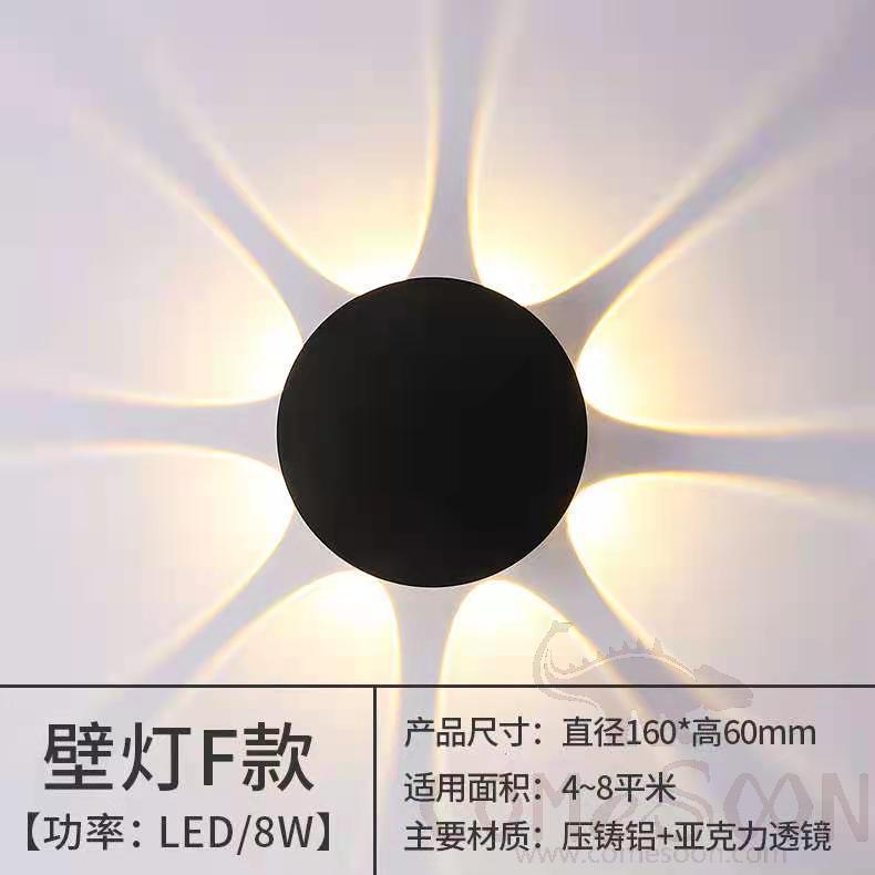 Waterproof Wall Light-8w, 3000/4000/6000k, 160*60mm