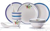 7″ Plate, Spray Some White Blue Gradient Color Circle Flowers, Mf, 177.8*17.7mm product image