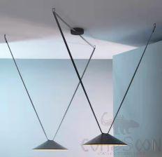 Belt Pendant Light, Leather+ Glass, Ø800*H1200mm