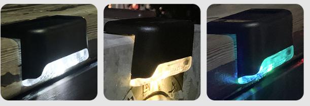Step Light-1led Brown Shell Warm Light