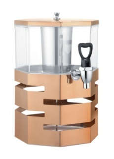 Jvs-4 Series-Rose Golden Single Juice Dispenser - 250*230*365mm-4L product image